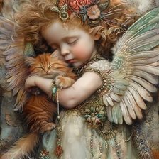 Схема вышивки «Sweet Angel»