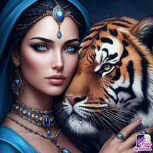 Схема вышивки «бирюза»