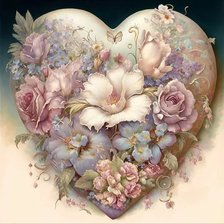 Схема вышивки «Цветочная композиция»