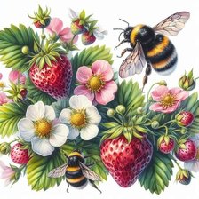 Схема вышивки «шмель»