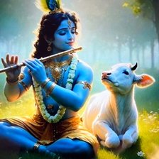 Схема вышивки «Маленький Кришна»