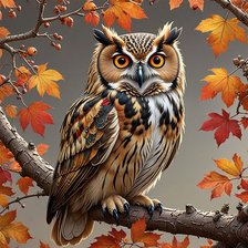 Схема вышивки «Совушка»