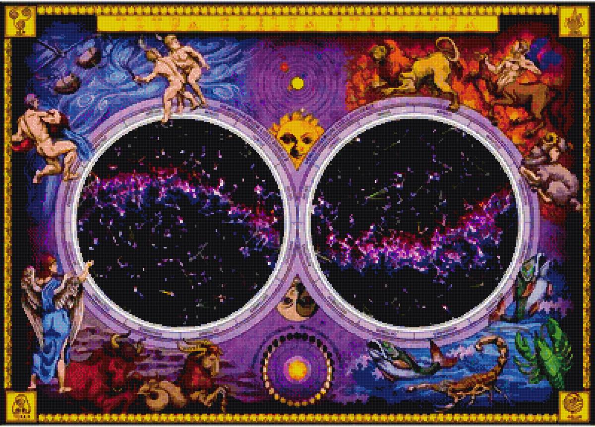 Карта звездного неба - предпросмотр