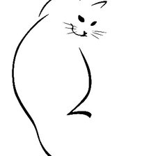 Схема вышивки «кошечка 2»