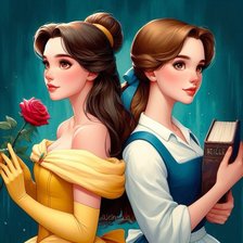 Схема вышивки «Белль»