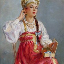 Схема вышивки «Русская красота 20»