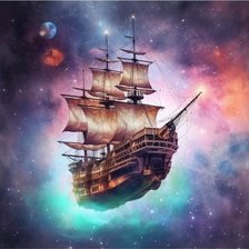 Схема вышивки «Летучий голандец»