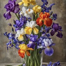 Схема вышивки «Цветы»