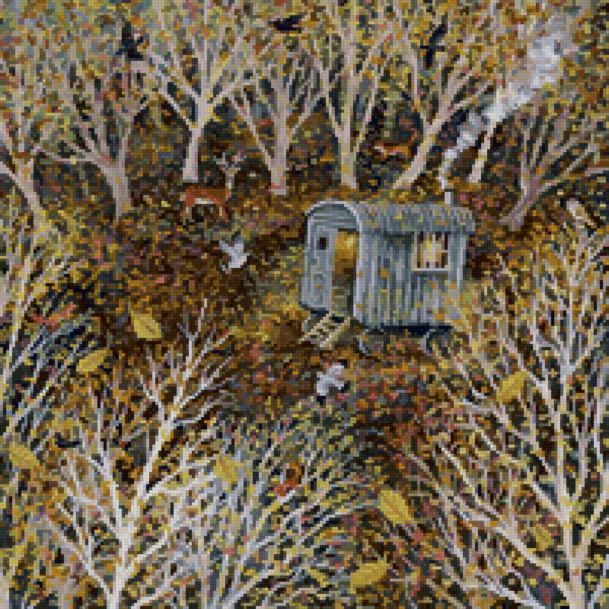 Люси гроссмит - осень лес - предпросмотр