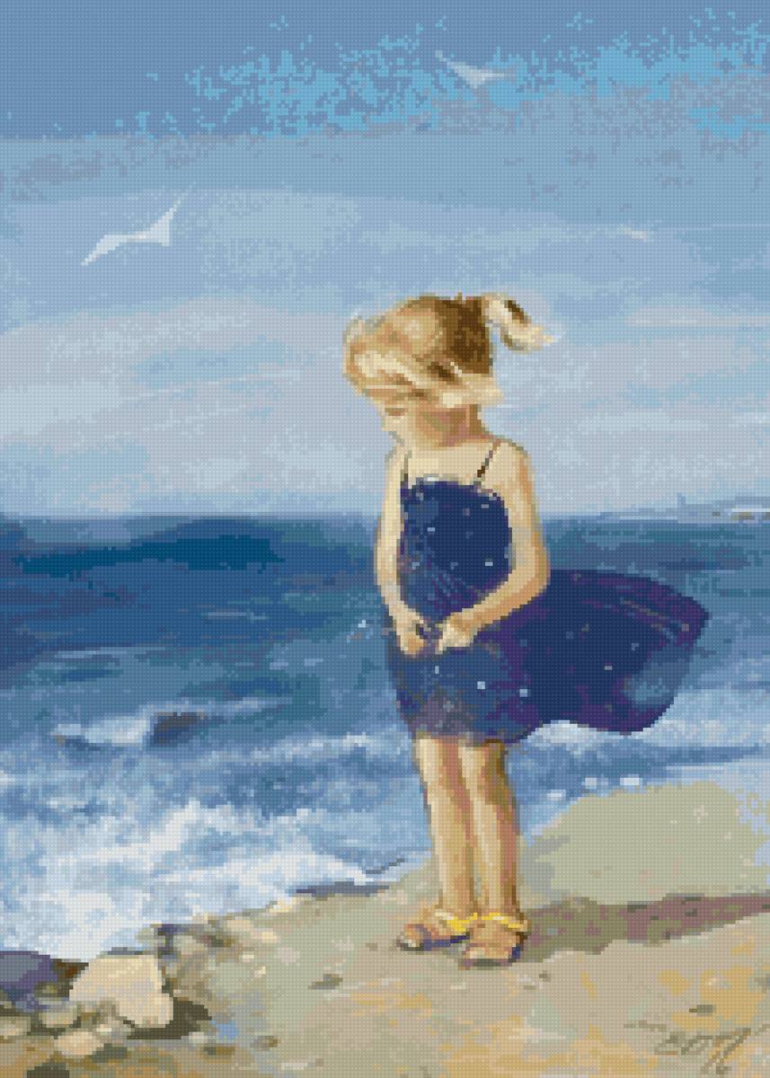 Екатерина бабок - девочка детство море - предпросмотр