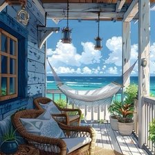 Схема вышивки «Домик»