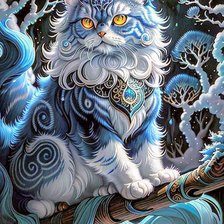 Схема вышивки «Покоритель ночи.»