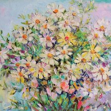 Схема вышивки «Цветы букет»