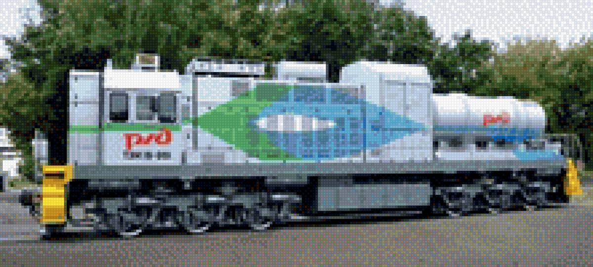 ТЭМ19 - локомотив, железная дорога, поезд - предпросмотр