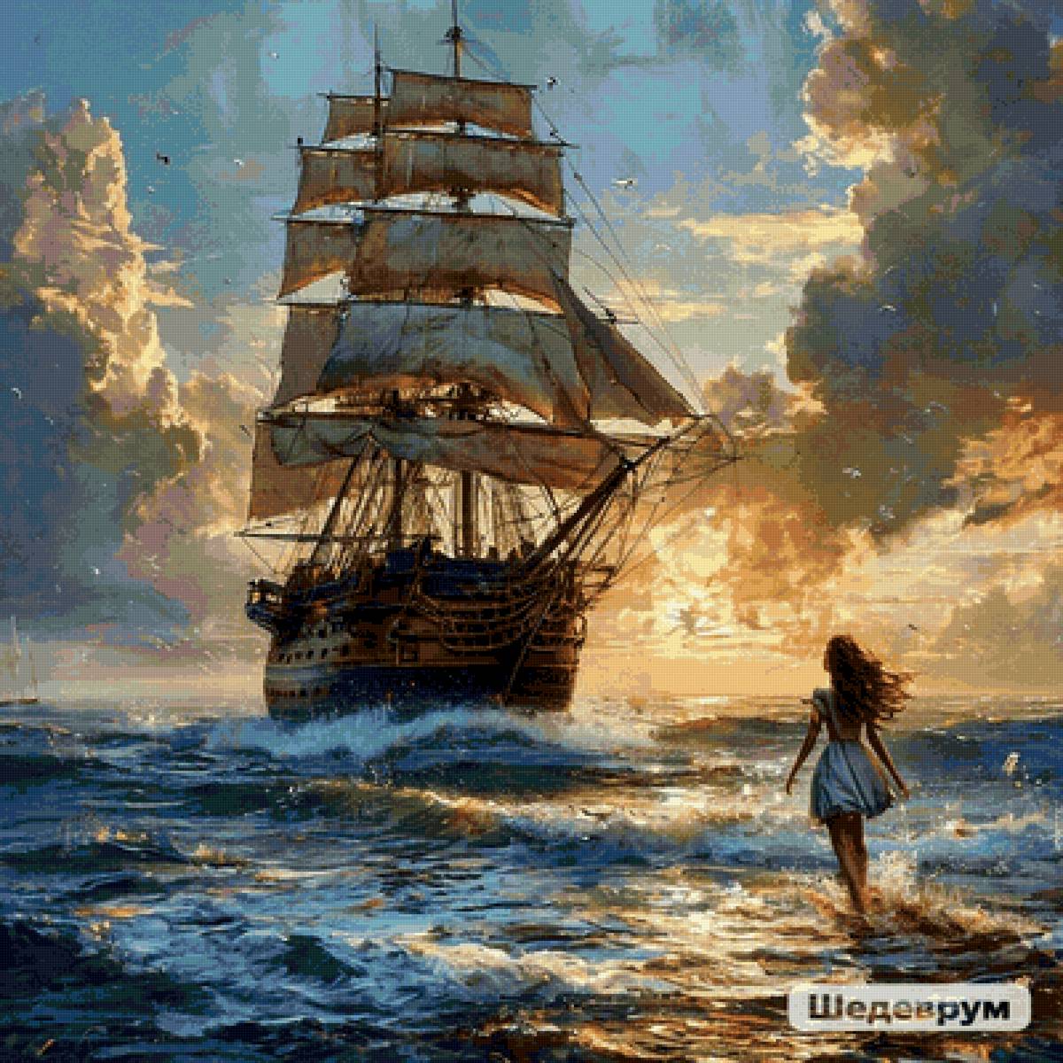 Бегущая  по волнам - предпросмотр