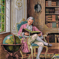 Схема вышивки «Библиотека»