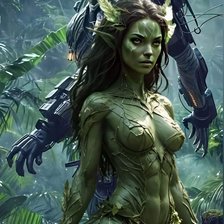 Схема вышивки «Хищник»