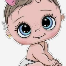 Схема вышивки «Девочка ❤️»