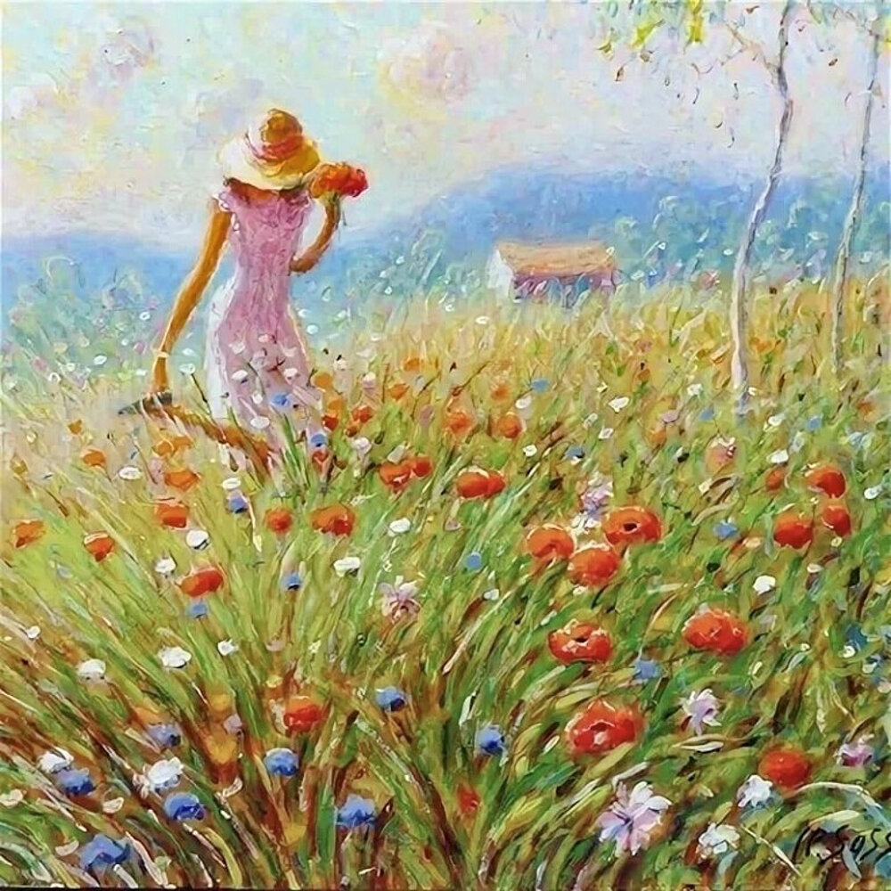 Клод фосс - лето луг - оригинал