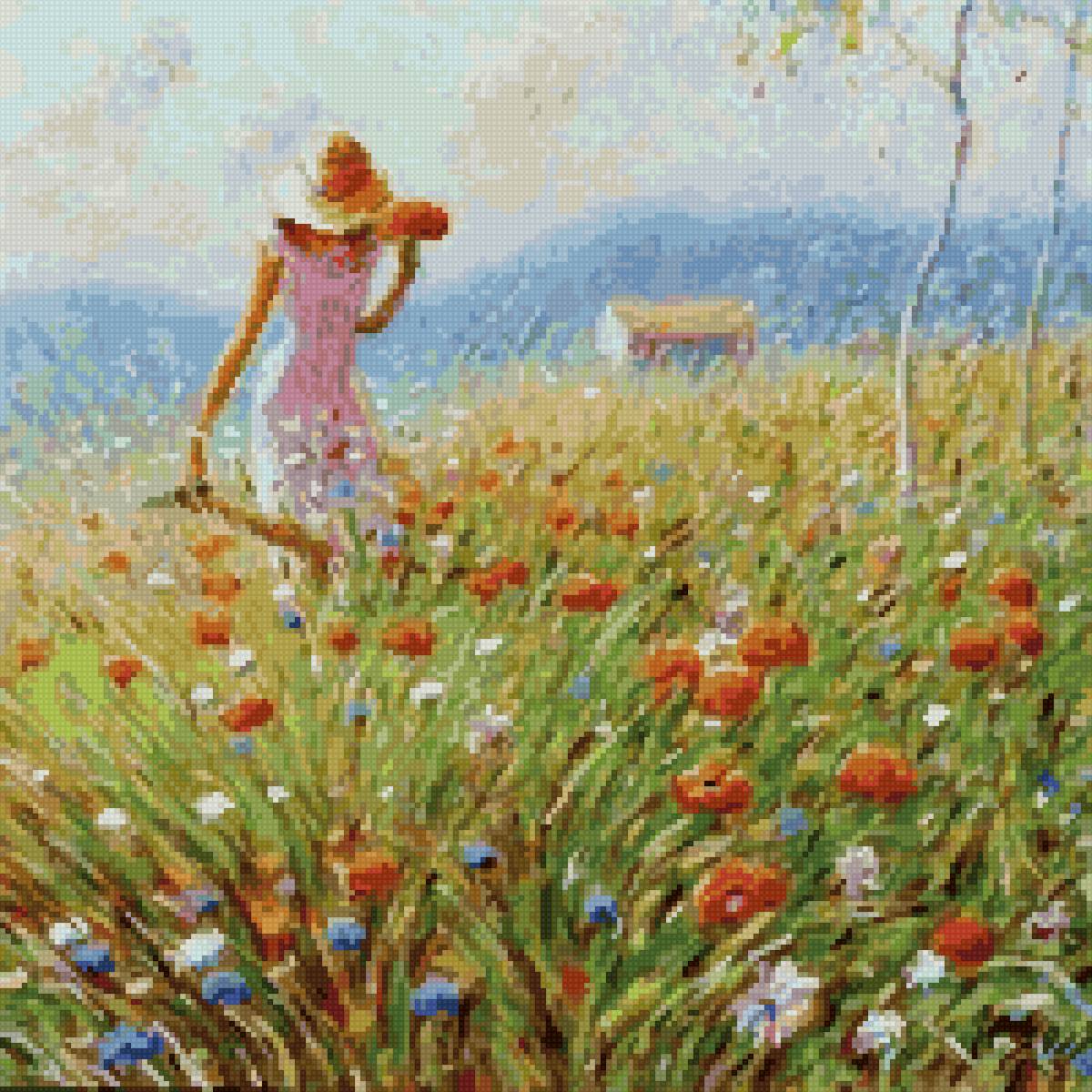 Клод фосс - лето луг - предпросмотр