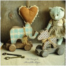 Схема вышивки «мишки»