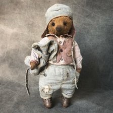 Схема вышивки «мишки»