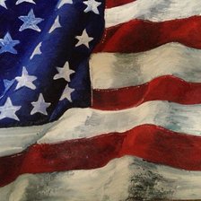 Схема вышивки «Флаг страны Америка»
