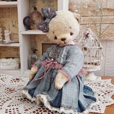 Схема вышивки «мишки»