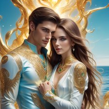 Схема вышивки «пара»