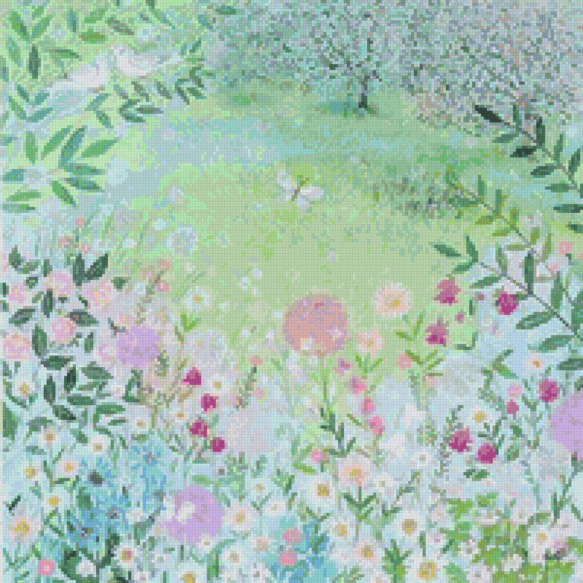 Люси гроссмит - лето сад цветы природа пейзаж - предпросмотр