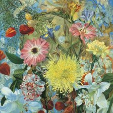 Схема вышивки «Цветы»