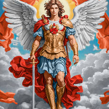 Схема вышивки «Архангел Михаил»