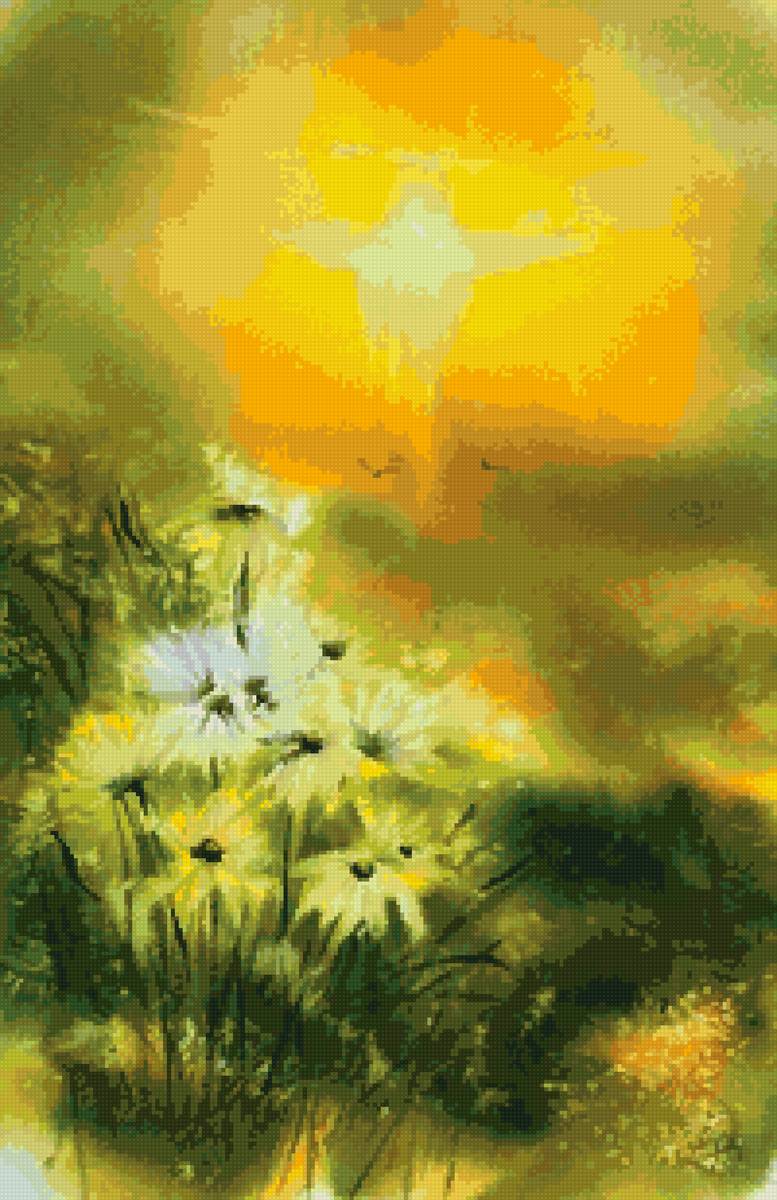 Венета дочева - лето луг цветы - предпросмотр