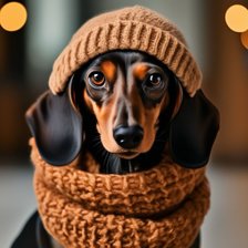 Схема вышивки «Такса»