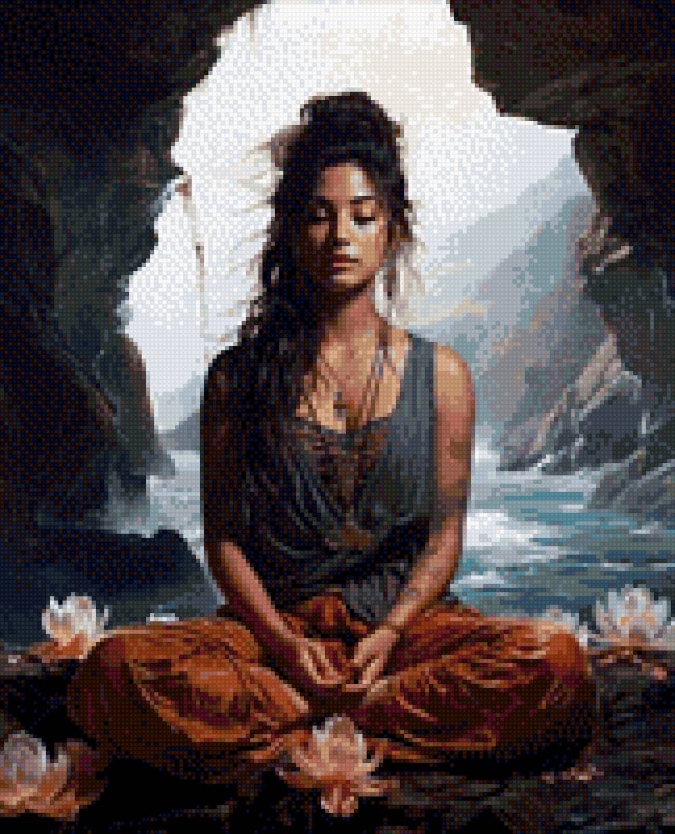 Йога - мудрость, природа, девушка, йога - предпросмотр