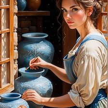 Схема вышивки «гончарка»