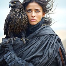 Схема вышивки «соколиная охота»