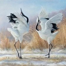 Схема вышивки «осенний танец»