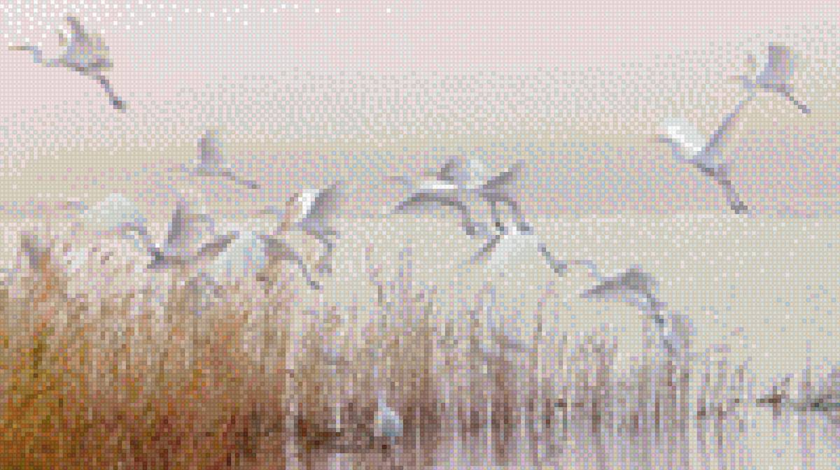 время года - год, природа, птицы - предпросмотр