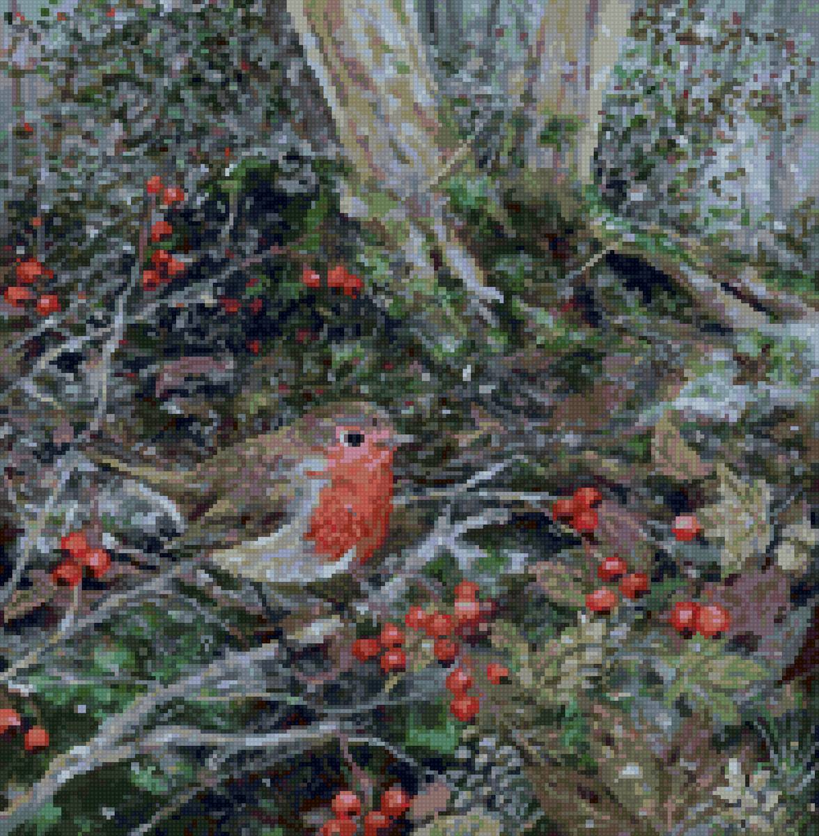 Люси гроссмит - лес птицы природа пейзаж - предпросмотр