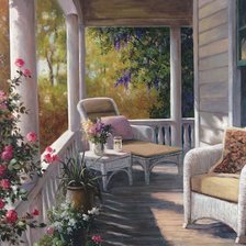 Схема вышивки «терраса»