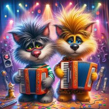 Схема вышивки «концерт»