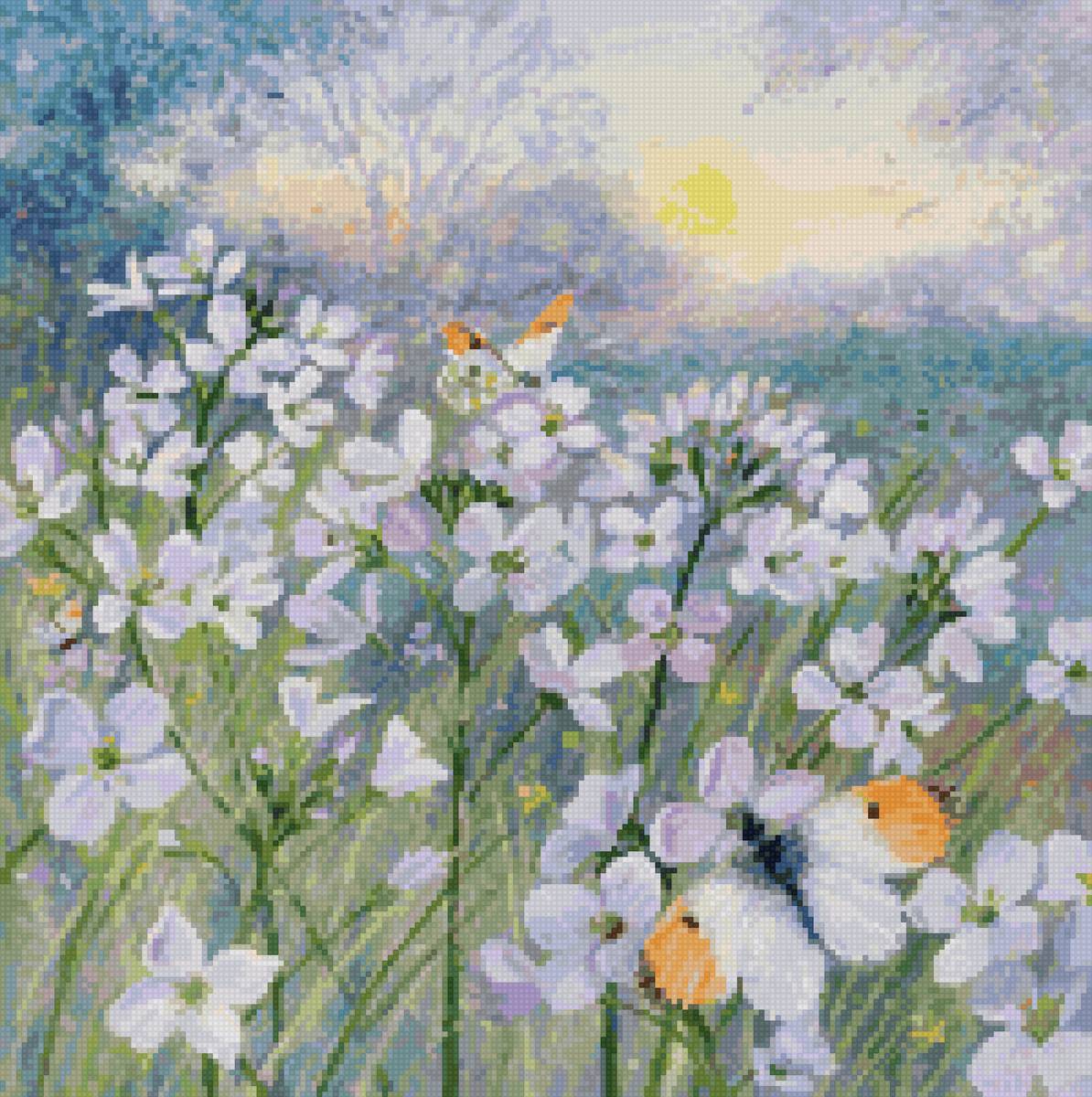 Люси гроссмит - лето цветы природа пейзаж - предпросмотр