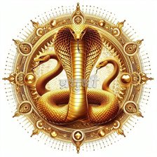 Схема вышивки «Змея»