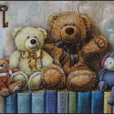 Схема вышивки «мишки»