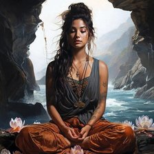 Схема вышивки «медитация»