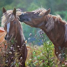 Схема вышивки «лошади»