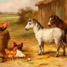 Схема вышивки «домашний дворик»