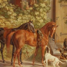 Схема вышивки «животный двор»