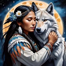 Схема вышивки «Мы с тобой одной крови»